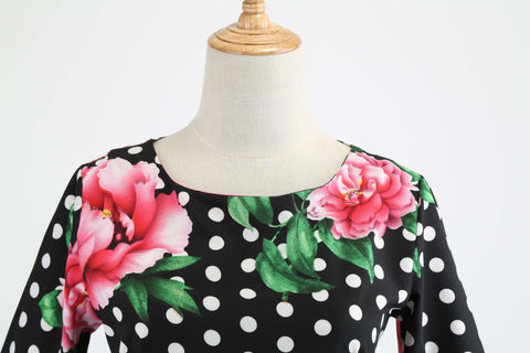 Image of Vintage Retro Cocktail Party Dress - Itopfox