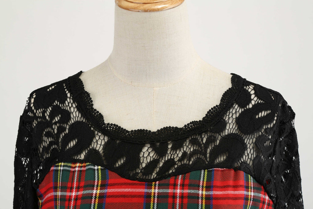 Vintage Patchwork  Hepburn Dress - Itopfox
