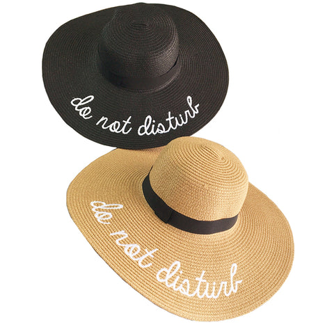 Image of "Do Not Disturb" Floppy Sunhat - Itopfox