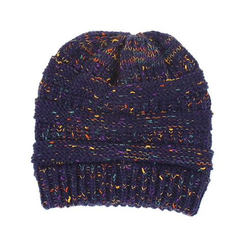 Image of Confetti Chunky Knit Beanie Hat - Itopfox