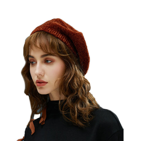 Image of Vintage Wool Beret Hat - Itopfox