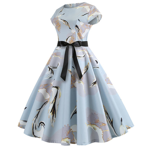 Image of 1950's Bowknot Vintage Cocktail Party Dress - Itopfox
