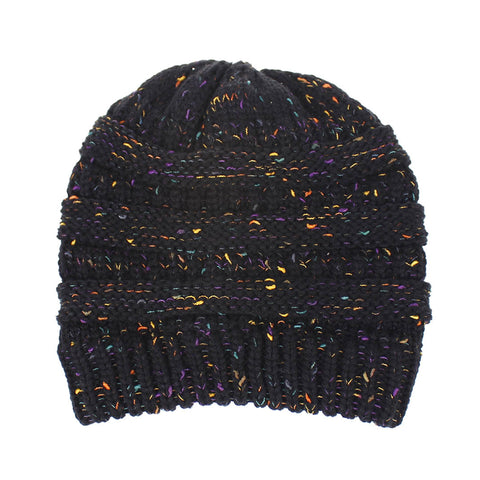 Image of Confetti Chunky Knit Beanie Hat - Itopfox