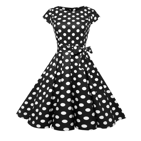 Image of 1950's Hepburn Cocktail Party Dress - Itopfox