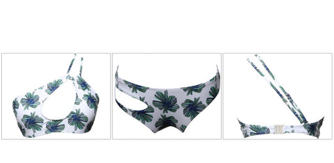 Image of Halter Two Pieces Bikini Set - Itopfox