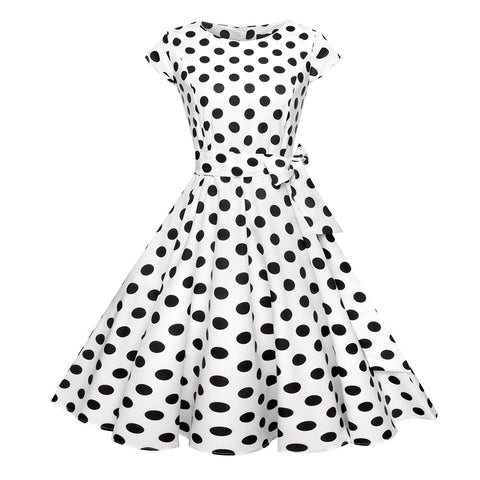 Image of 1950's Hepburn Cocktail Party Dress - Itopfox