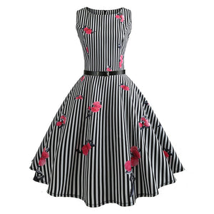 1950's Hepburn Vintage Dress - Itopfox