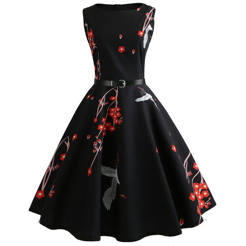 Image of 1950s Classic Tea Party Dress - Itopfox