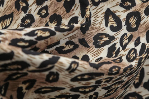 Image of Halter Leopard 50s Retro Dress - Itopfox
