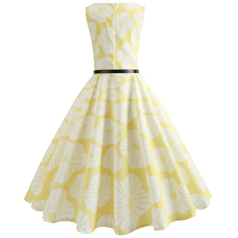 Hepburn Style Tea Party Dress - Itopfox