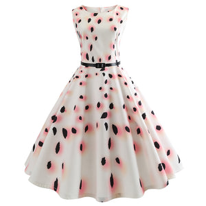 Sleeveless Tea Party Vintage Dress - Itopfox