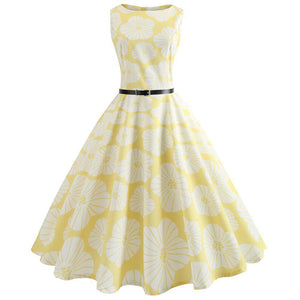 Hepburn Style Tea Party Dress - Itopfox