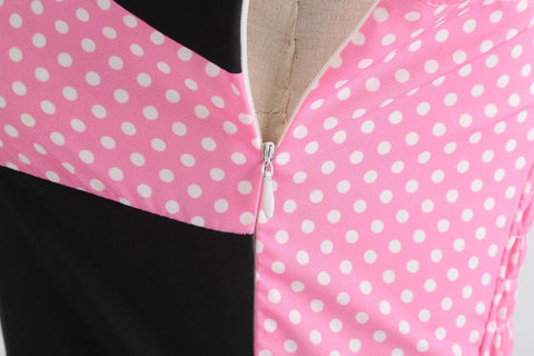 Image of Halter 50s Hepburn Polka Dots Dress - Itopfox