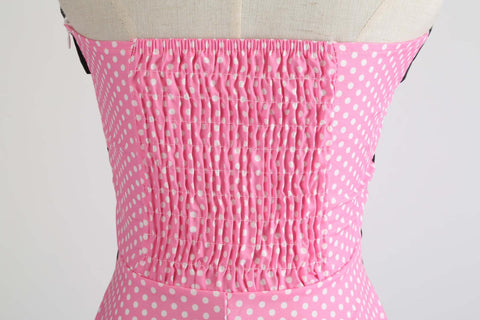 Image of Halter 50s Hepburn Polka Dots Dress - Itopfox