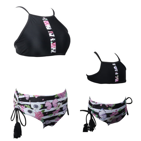 Image of Cross Back Two Piece Bikini Set - Itopfox