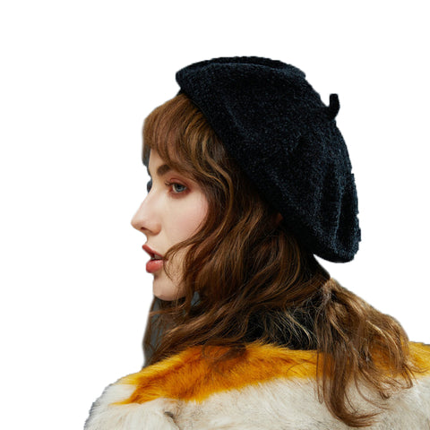 Image of Vintage Wool Beret Hat - Itopfox