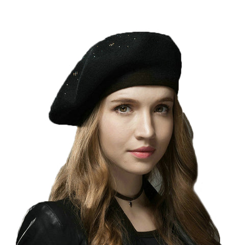 Image of Artist Hats French Style Wool Berets - Itopfox