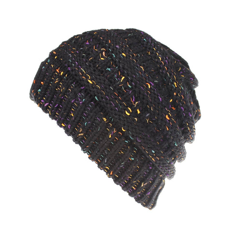 Image of Confetti Chunky Knit Beanie Hat - Itopfox