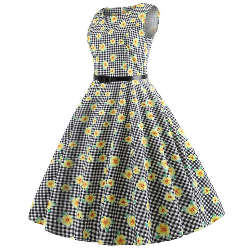 Audrey Hepburn Vintage 1950's Dress - Itopfox
