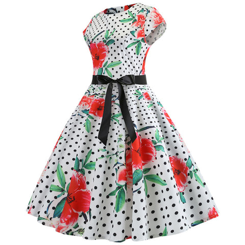 Image of 1950s Rockabilly Cocktail Party Dress - Itopfox