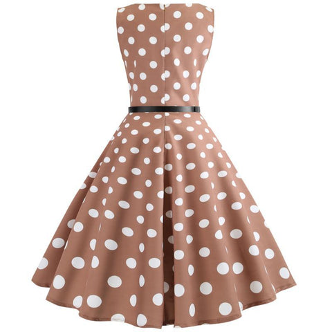 Image of Retro Tea Party Hepburn Dress - Itopfox