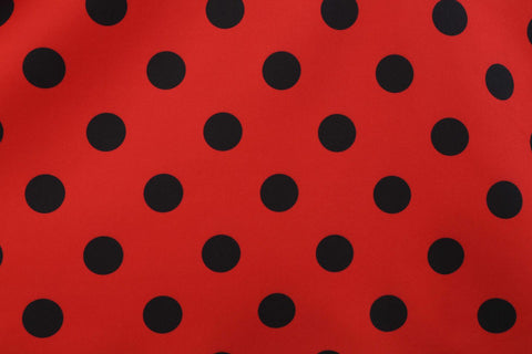 Image of Polka Dots Vintage Dress With Belt - Itopfox