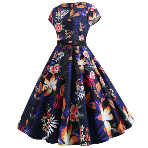 Image of 1950's Bowknot Vintage Cocktail Party Dress - Itopfox