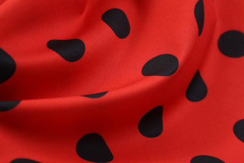 Image of Polka Dots Vintage Dress With Belt - Itopfox