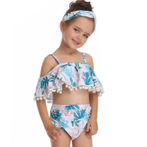 Image of Falbala Layered Halter Two Piece - Itopfox