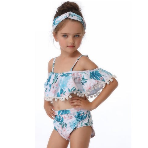 Image of Falbala Layered Halter Two Piece - Itopfox