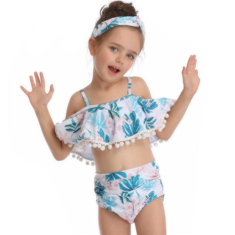 Image of Falbala Layered Halter Two Piece - Itopfox