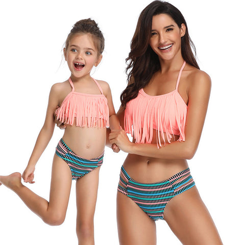 Image of Tassel Two Piece Swimwear - Itopfox
