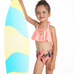 Halter Double Layered Swimwear - Itopfox