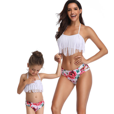 Image of Tassel Two Piece Swimwear - Itopfox