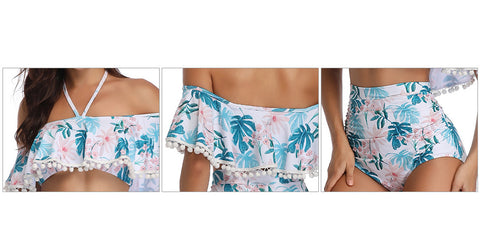 Image of Halter High Waist Swimwear - Itopfox