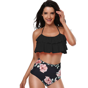 Falbala High Waisted Swimsuit - Itopfox