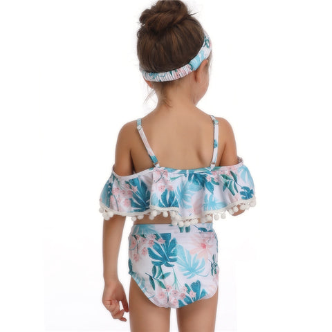 Image of Falbala Layered Halter Two Piece - Itopfox