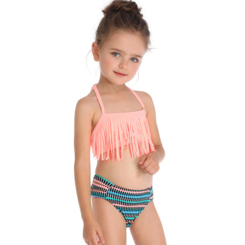 Image of Tassel Two Piece Swimwear - Itopfox