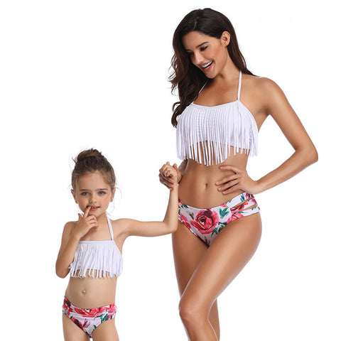 Image of Tassel Two Piece Swimwear - Itopfox