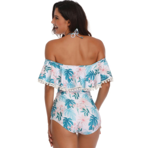 Image of Halter High Waist Swimwear - Itopfox