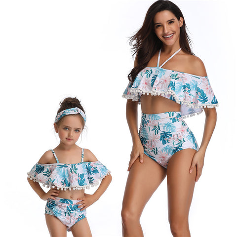 Image of Halter High Waist Swimwear - Itopfox