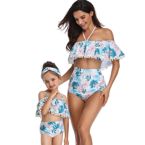 Image of Halter High Waist Swimwear - Itopfox