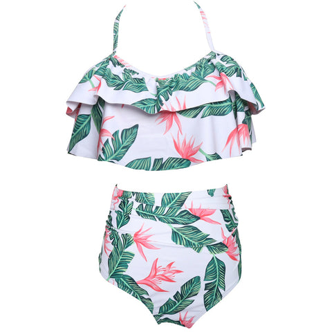 Image of Layered Halter Two Piece Swimwear - Itopfox
