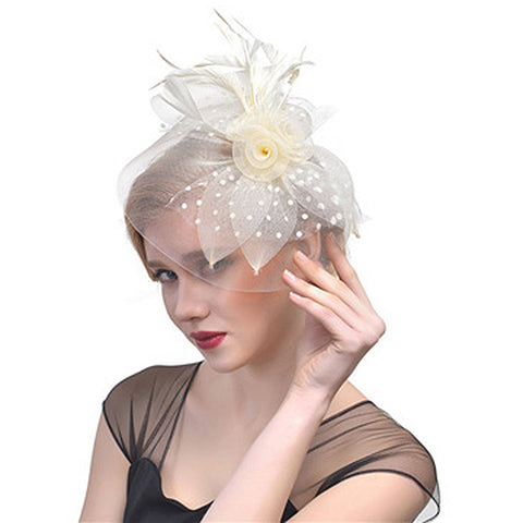 Image of Bridal  Cocktail Fascinators Hat - Itopfox