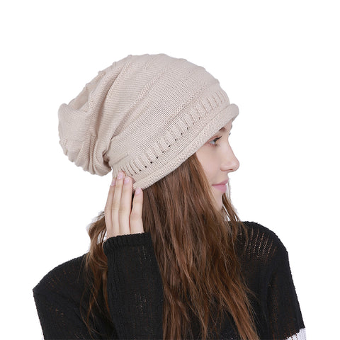 Image of Chunky Knit Skully Beanie Hat - Itopfox