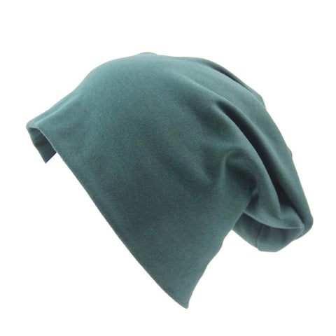 Image of Casual Cotton Knit Skully Beanie Hat - Itopfox