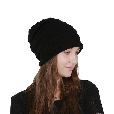 Image of Chunky Knit Skully Beanie Hat - Itopfox