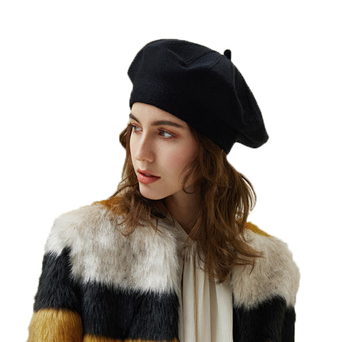 Image of Winter Stylish Beret Hat - Itopfox