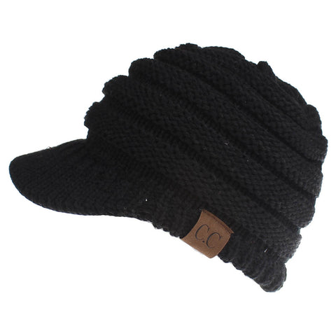 Image of Chunky Cable Knit Skullies Beanie (With CC Label) - Itopfox