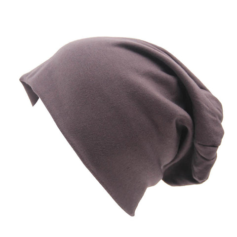 Image of Casual Cotton Knit Skully Beanie Hat - Itopfox